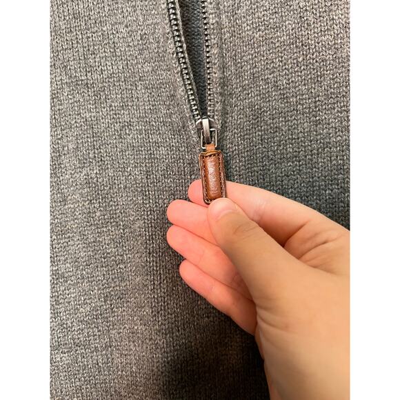 Polo Ralph Lauren Minimalist Old Money Capsule Office Quarter Zip Sweater XXL - Picture 3 of 5